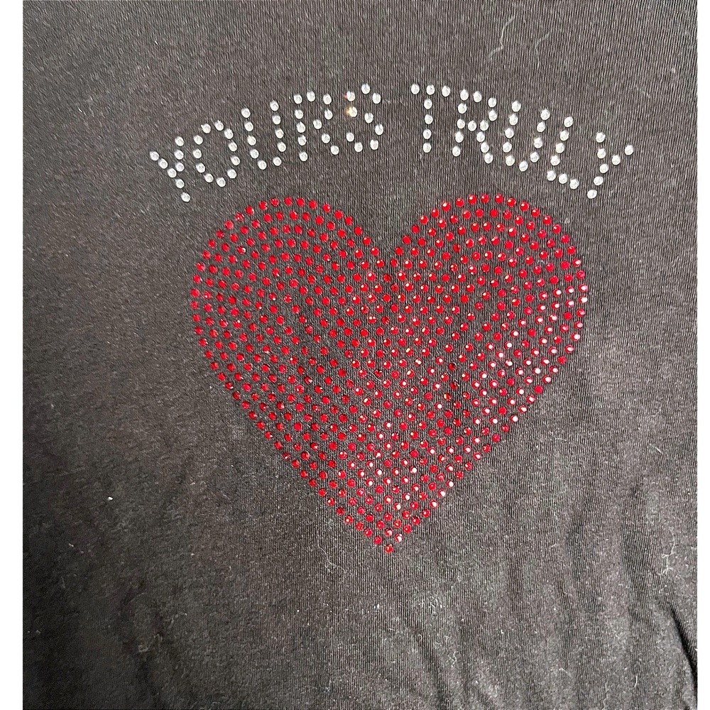 TORRID "Yours Truly" Heritage Jersey Embellished Hoodie Tee NWT 4X